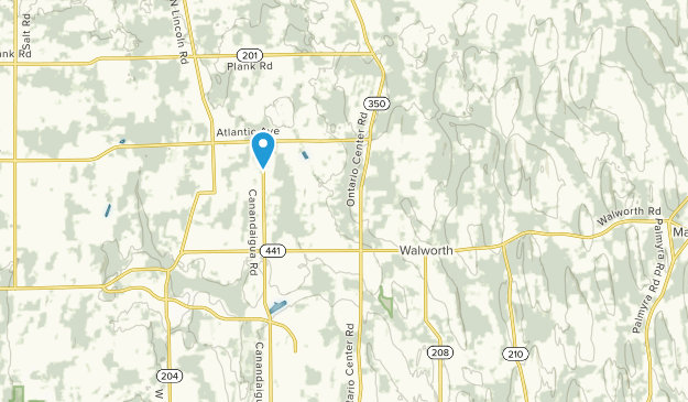 Walworth, État de New York Map