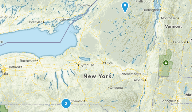 Waverly, New York Map
