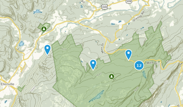 Wawarsing, État de New York Map