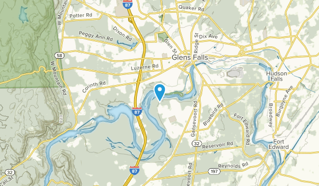 West Glens Falls, New York Map
