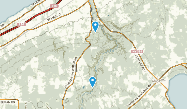 Westfield, New York Map