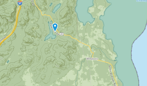 Willsboro, New York Map