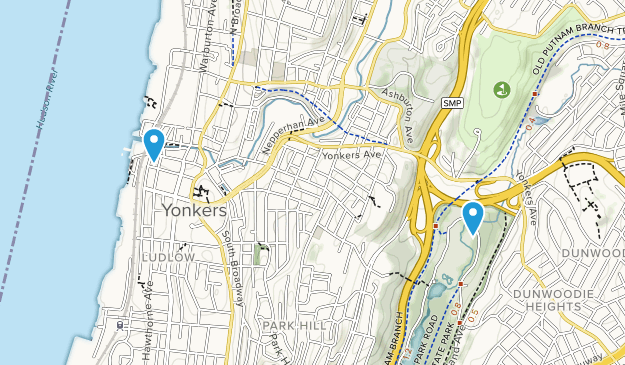 Yonkers, New York Map