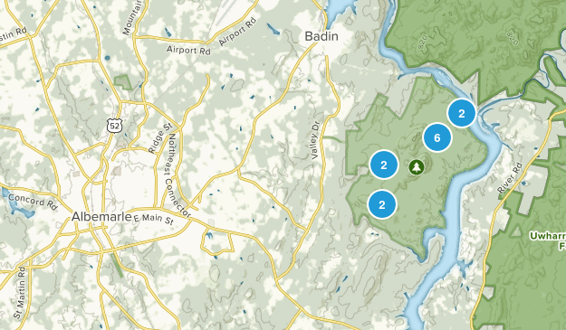 Albemarle, North Carolina Map