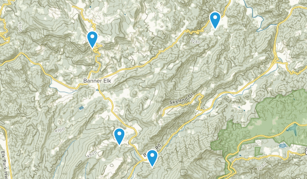 Banner Elk, North Carolina Map