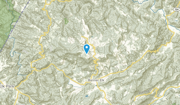 Beech Mountain, North Carolina Map