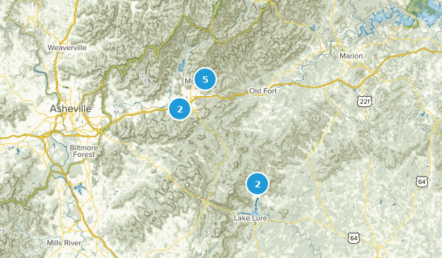 Black Mountain, North Carolina Map