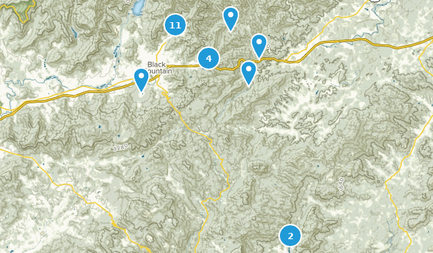 Black Mountain, North Carolina Map
