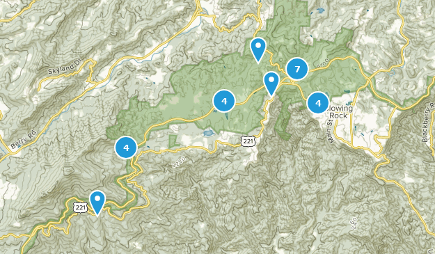 Blowing Rock, North Carolina Map