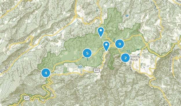 Blowing Rock, North Carolina Map