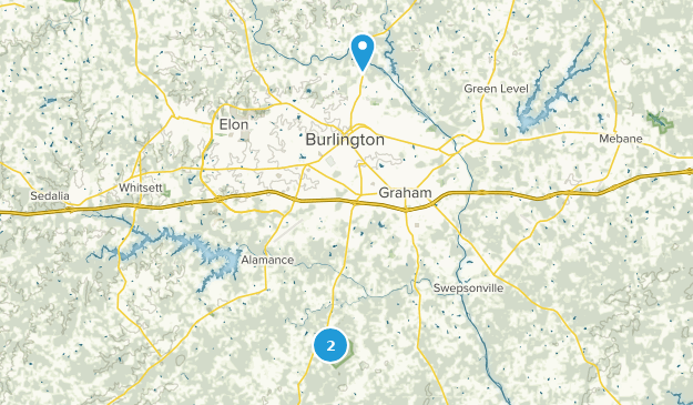 Burlington, North Carolina Map