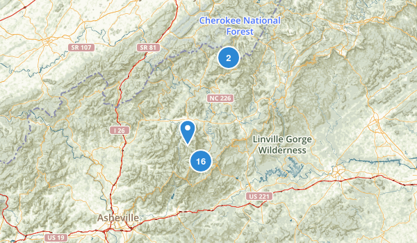 Burnsville, North Carolina Map