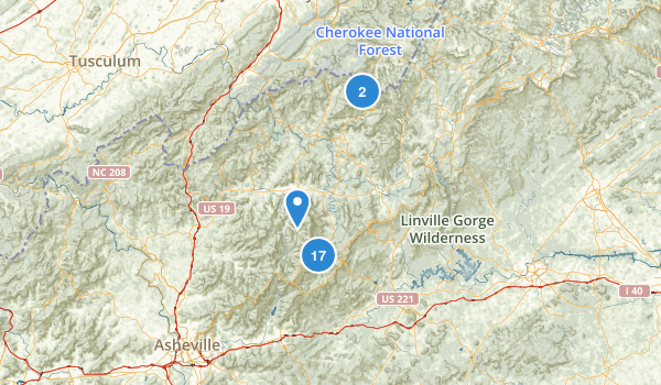 Burnsville, North Carolina Map