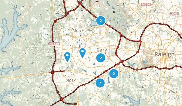 Cary, North Carolina Map