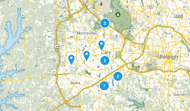 Cary, North Carolina Map