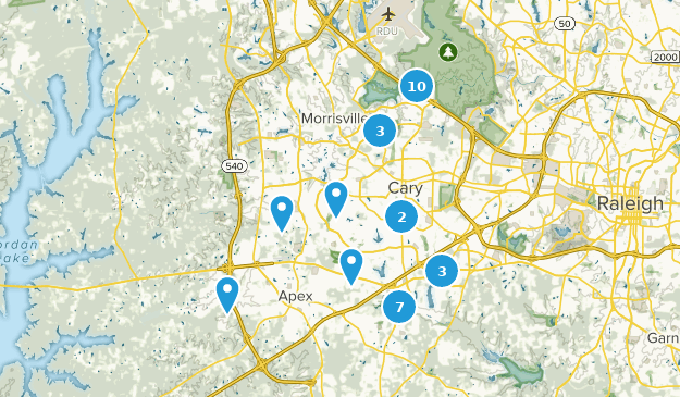 Cary, North Carolina Map