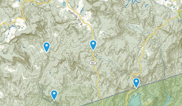Cashiers, North Carolina Map