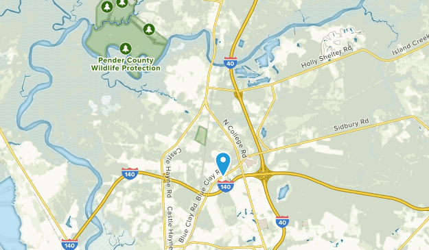 Castle Hayne, North Carolina Map
