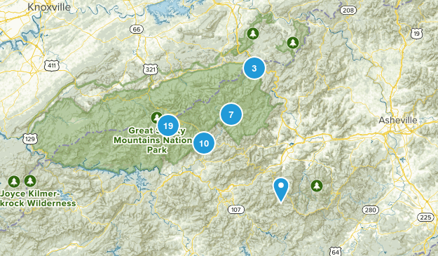 Cherokee, North Carolina Map