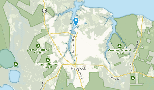 Cherry Point, North Carolina Map