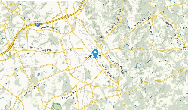 Concord, North Carolina Map