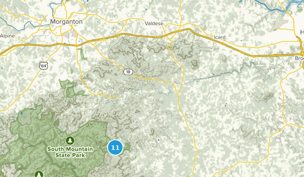 Connelly Springs, Caroline du Nord Map