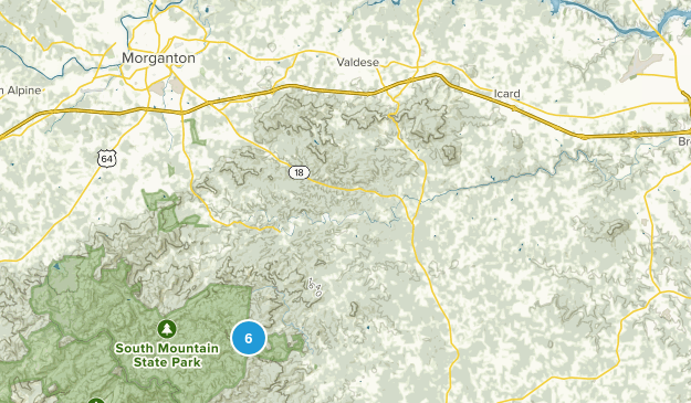 Connellys Springs, North Carolina Map