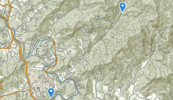 Cullowhee, North Carolina Map