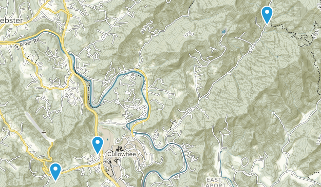 Cullowhee, North Carolina Map