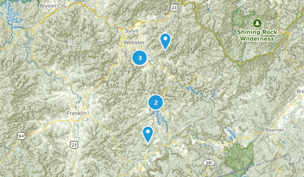 Cullowhee, Caroline du Nord Map