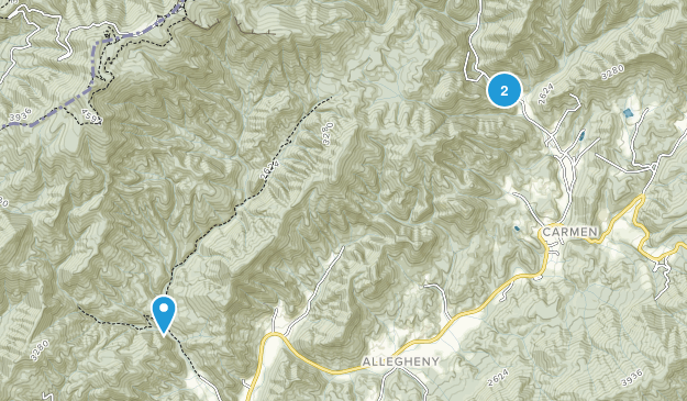 Cutshalltown, North Carolina Map