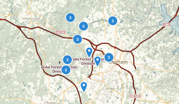 Durham, North Carolina Map