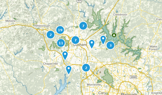 Durham, North Carolina Map