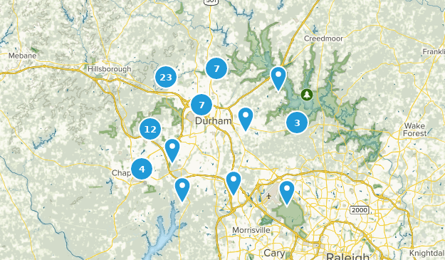 Durham, North Carolina Map