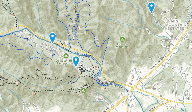 Ecusta, North Carolina Map