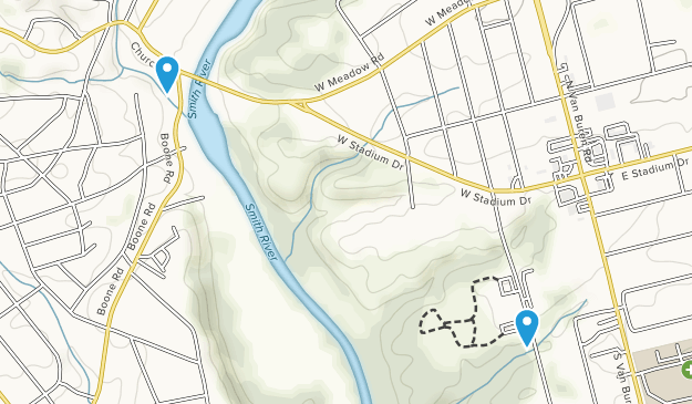 Eden, North Carolina Map