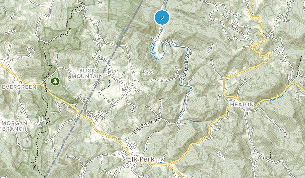 Elk Park, North Carolina Map