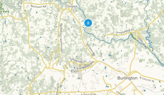 Elon, North Carolina Map
