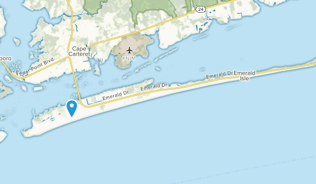 28 Emerald Isle Nc Map Maps Database Source