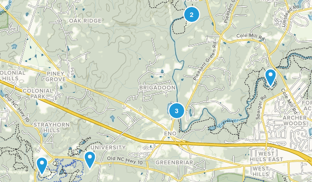 Eno, North Carolina Map