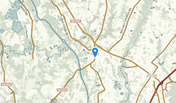 Erwin, North Carolina Map