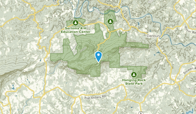 Flat Shoals, North Carolina Map