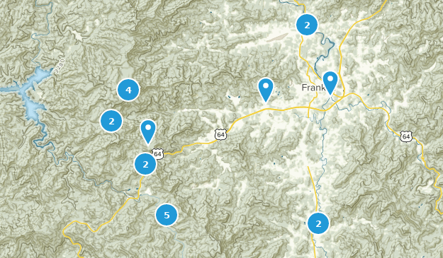 Franklin, North Carolina Map