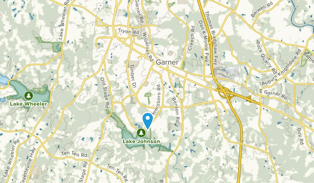 Garner, Caroline du Nord Map