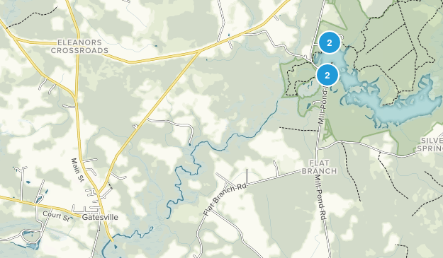 Gatesville, North Carolina Map