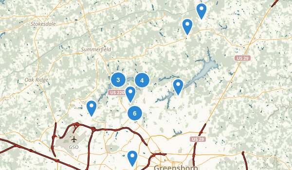 Greensboro, North Carolina Map