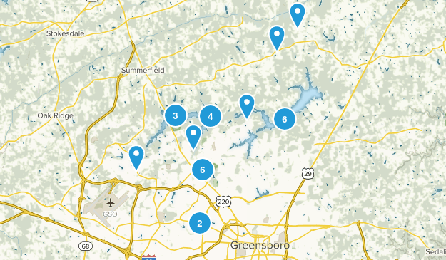 Greensboro, North Carolina Map