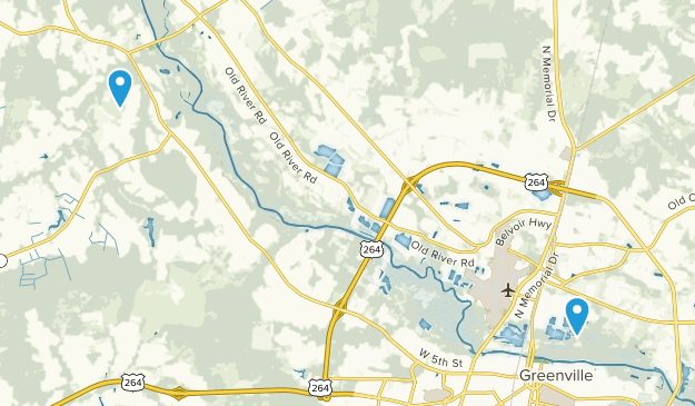 Greenville, North Carolina Map