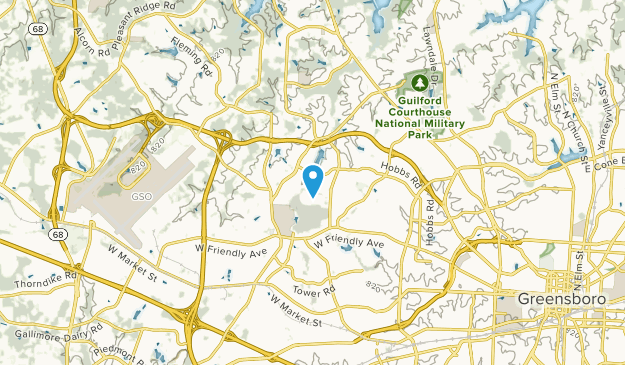Guilford College, North Carolina Map