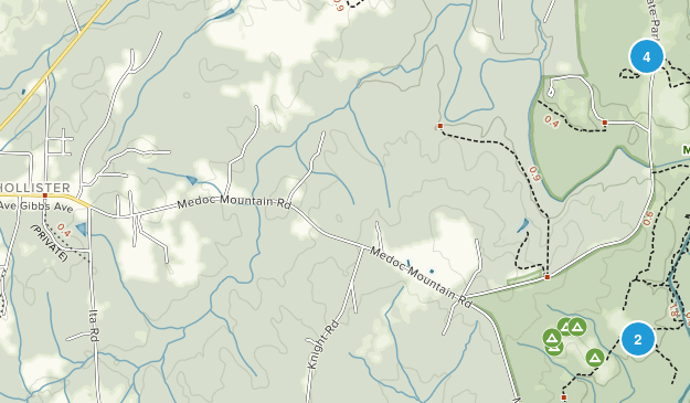 Hollister, North Carolina Map